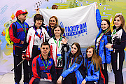 Команда из Югорска на открытии конкурса «Юный художник»