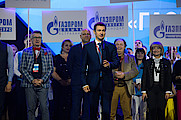Заместитель начальника департамента ПАО «Газпром» Роман Сахартов с напутственным словом к участникам