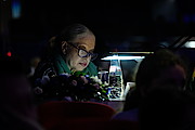 Председатель жюри Александра Пермякова за просмотром номеров