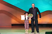 Член жюри Сергей Коргинов и Варвара Внукова, Газпром трансгаз Москва, 1 место в номинации «Хореография эстрадная»